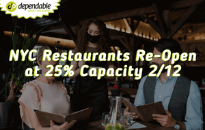 NYC Restaurants Re-Open at 25% Capacity