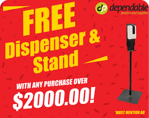 How to Get a Free Hand Sanitizer Dispenser & Stand