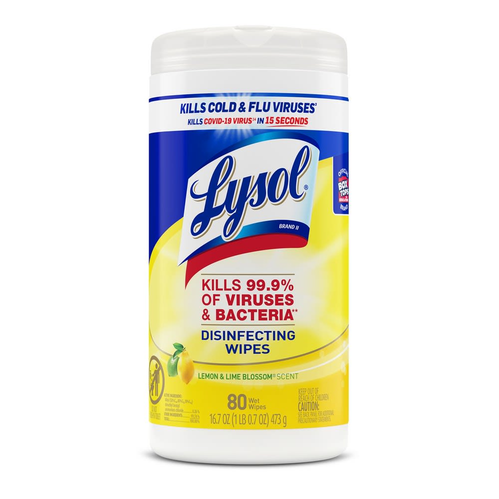 LYSOL/CLOROX DISINFECTANT WIPES