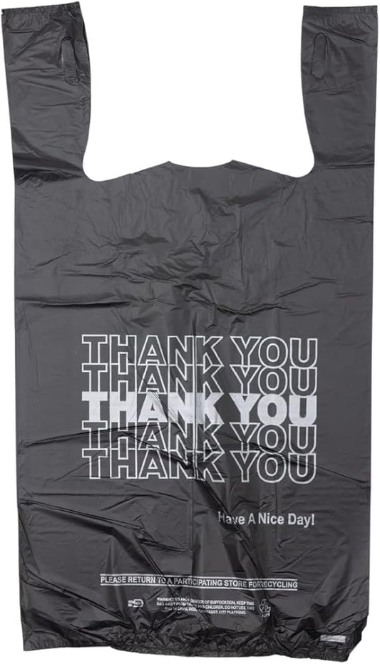 SHOPPING BAGS 1/6 400/CS BLACK