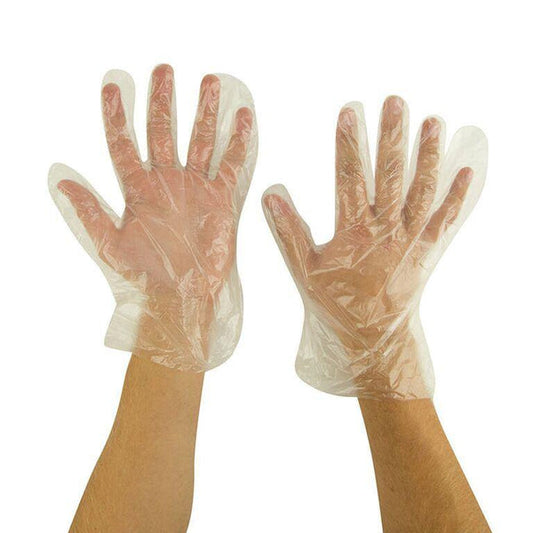 POLYETHELENE DISP. GLOVES-LARGE 500/BOX