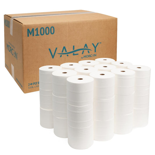 M1000 SMALL CORE BATH TISSUE 2PLY 36/CS