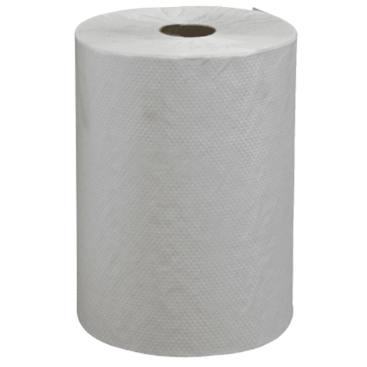 WHITE ROLL TOWEL  800 6/CS