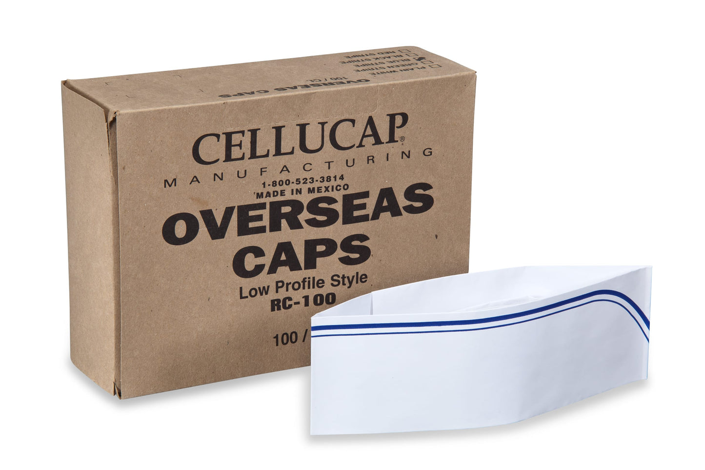 OVERSEAS CAPS 100/CS