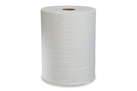 PREMIUM WHITE ROLL TOWEL 10"  6/PK