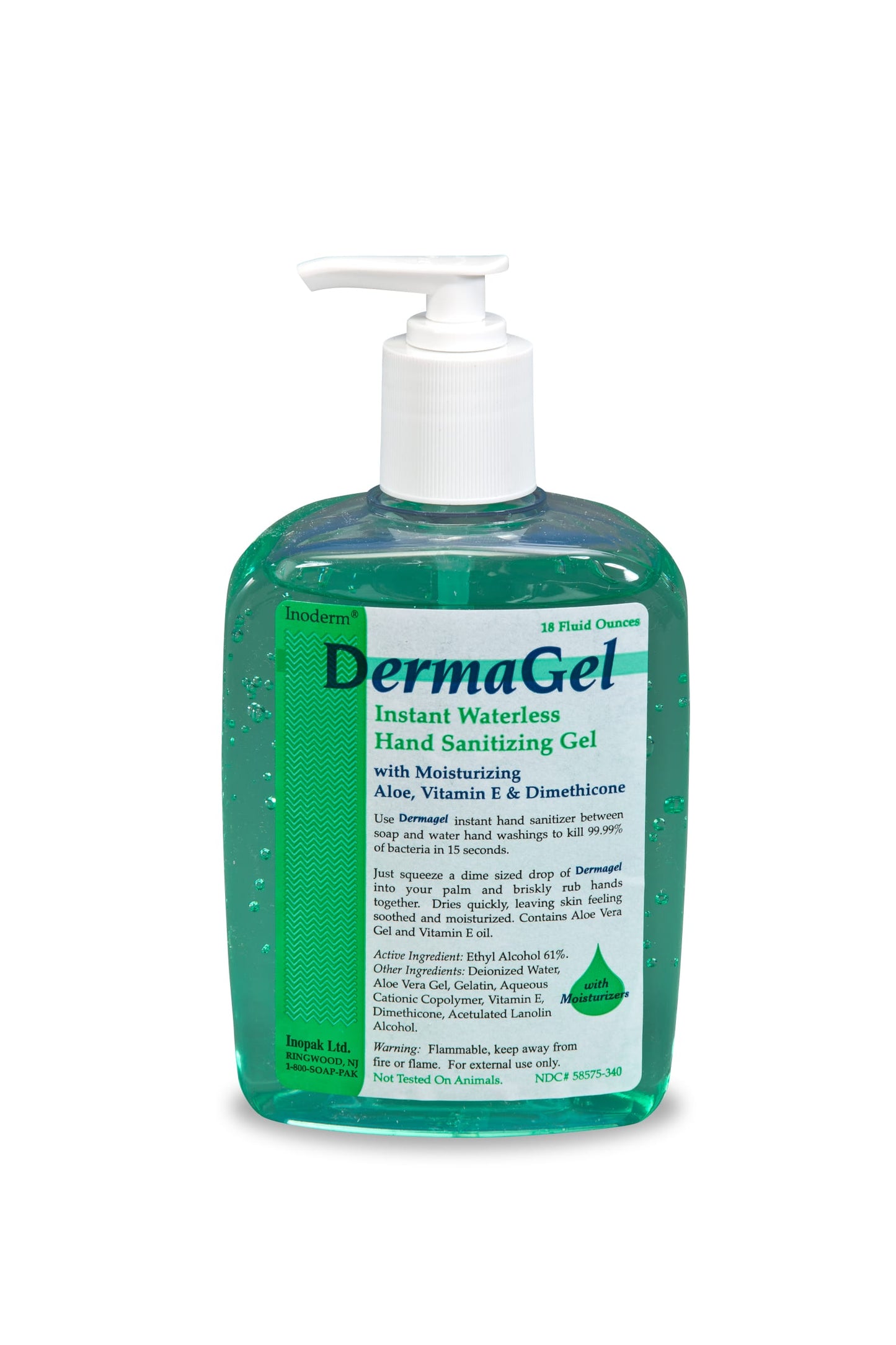 DERMAGEL SANITIZER 16/18 OZ.
