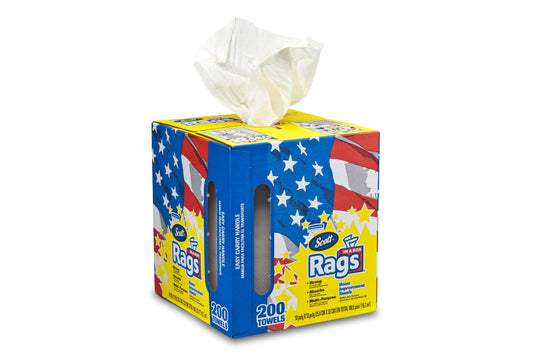 KC RAGS IN A BOX 200/CS.