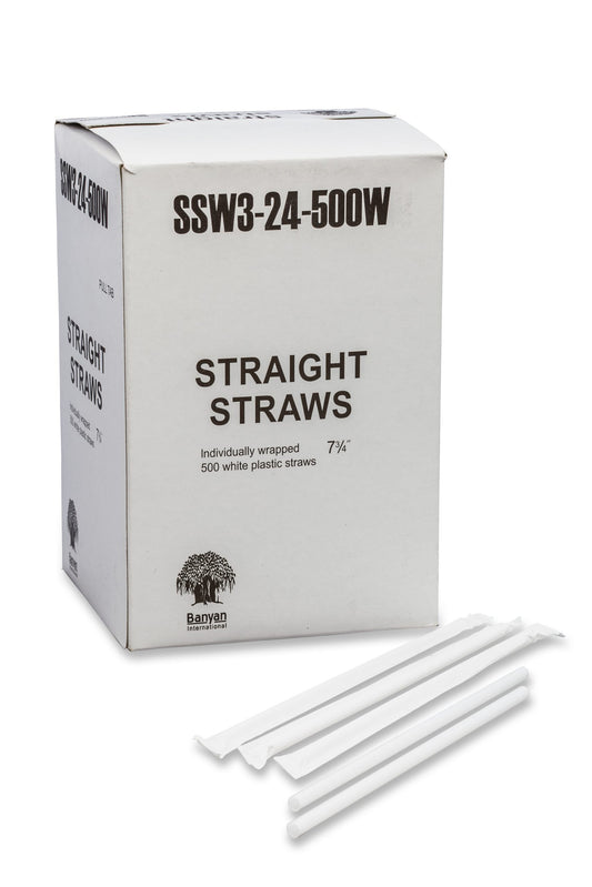 STRAWS INDIVIDUALLY  WRAPPED PAPER