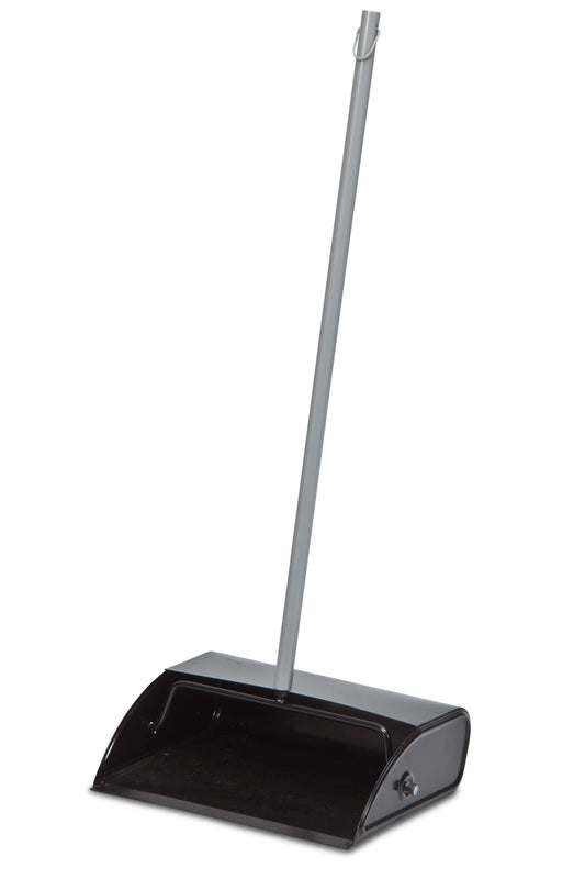 METAL LOBBY DUST PAN W/ HANDLE