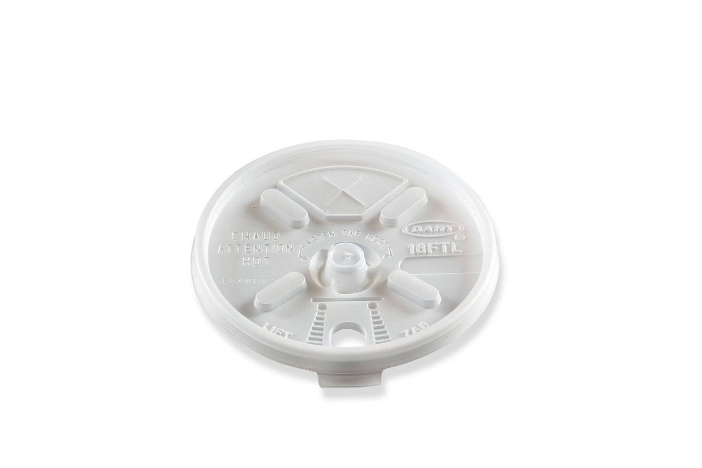 10 OZ. LIDS FOR STYRO FOAM CUPS 1000/CS.