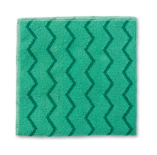 RM Q620 GREEN MICROFIBER CLOTH 12/CS