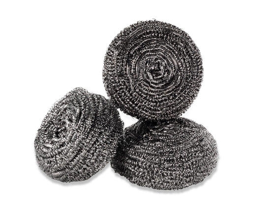 STAINLESS STEEL SCRUBBERS 12/CS